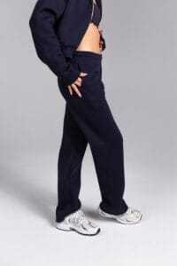 Aiina tiesios laisvalaikio kelnės navy blue