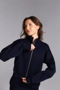 COZY ZIP MINI aiina brand džemperis su pūkeliu