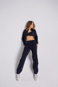 Pants laisvalaikio kelnės su pūkeliu