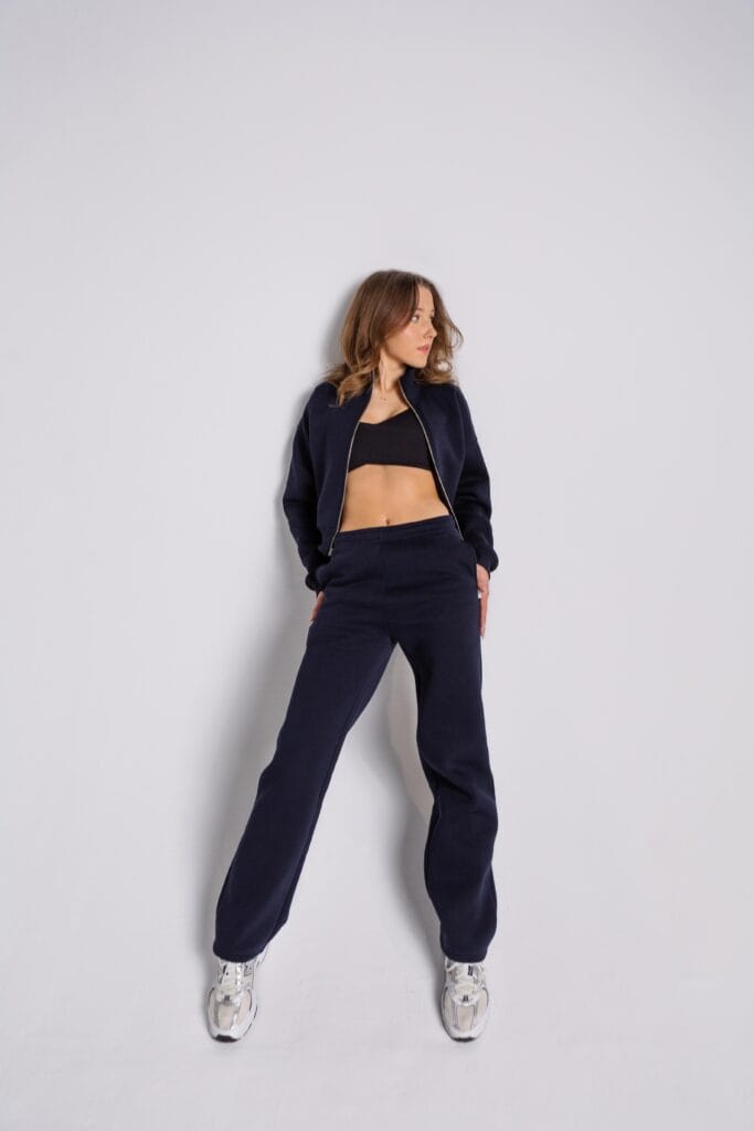 Pants laisvalaikio kelnės su pūkeliu